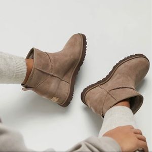 UGG Classic Femme Mini wedge heel boots in caribou